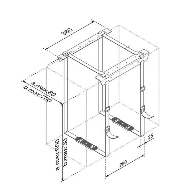 PC ACC DESK MOUNT 20KG/CPU-D025BLACK NEOMOUNTS