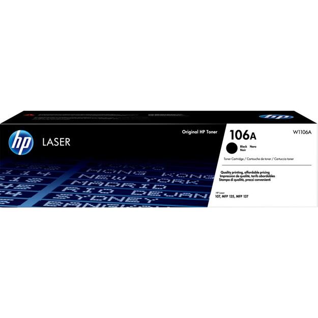 HP 106A Black Original Laser Toner Cartridge