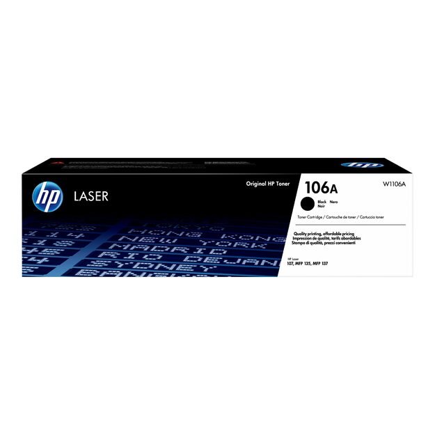 HP 106A Black Original Laser Toner Cartridge