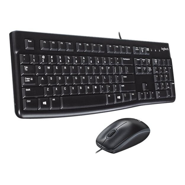 Klaviatūra + pelė komplektas LOGITECH DESKTOP MK120 US