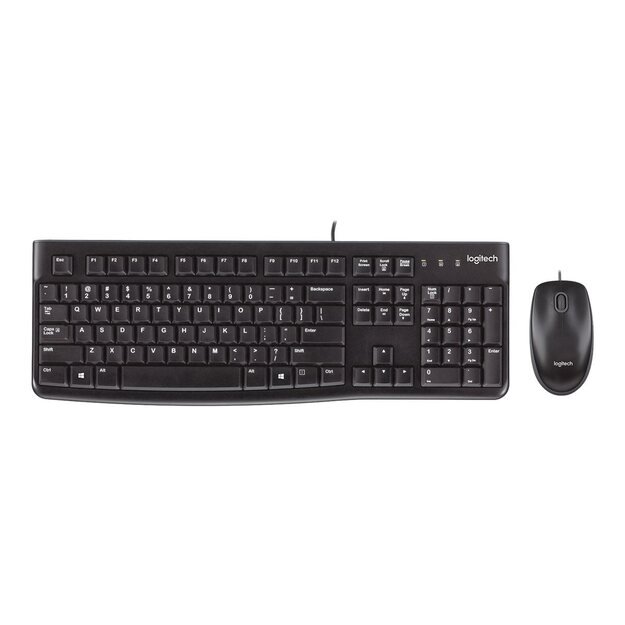 Klaviatūra + pelė komplektas LOGITECH DESKTOP MK120 US