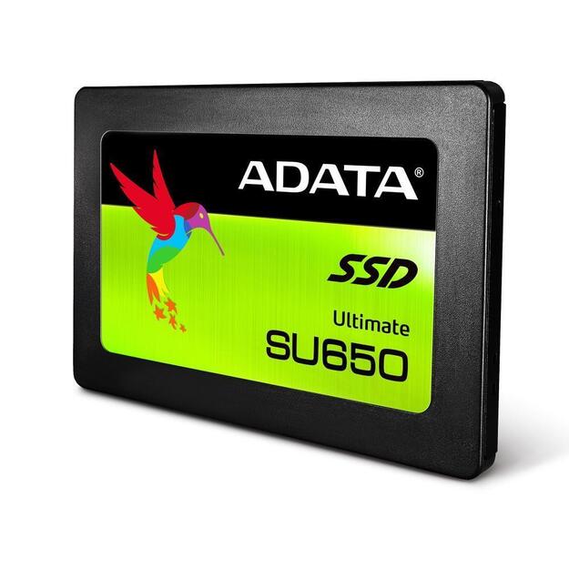 Kietasis diskas (SSD) vidinis ADATA SU650 480GB 2.5inch SATA3 520/450MB/s 3D SSD