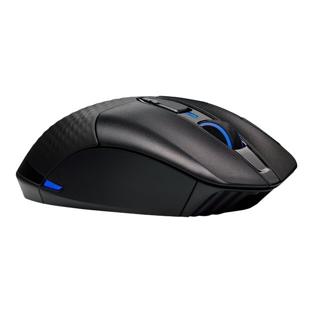 Kompiuterinė pelė belaidė CORSAIR DARK CORE RGB PRO Wireless FPS/MOBA Gaming Mouse with SLIPSTREAM Technology Black Backlit RGB LED 18000 DPI Optical (EU)