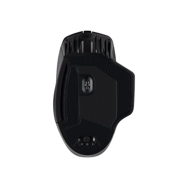 Kompiuterinė pelė belaidė CORSAIR DARK CORE RGB PRO Wireless FPS/MOBA Gaming Mouse with SLIPSTREAM Technology Black Backlit RGB LED 18000 DPI Optical (EU)