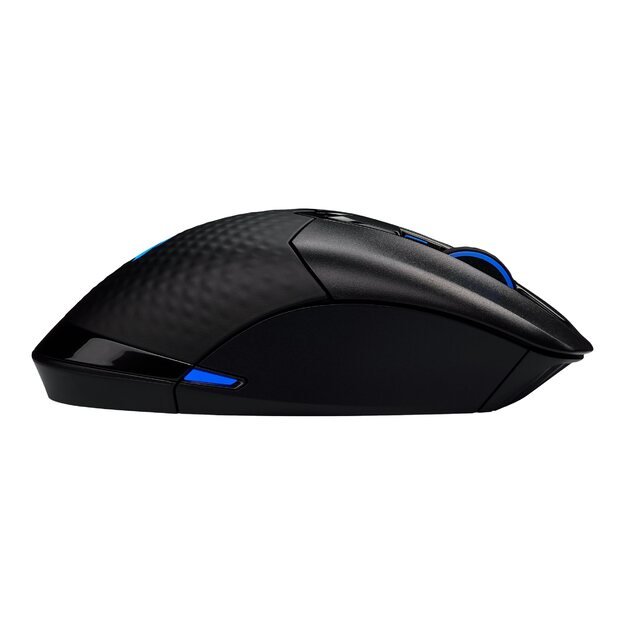 Kompiuterinė pelė belaidė CORSAIR DARK CORE RGB PRO Wireless FPS/MOBA Gaming Mouse with SLIPSTREAM Technology Black Backlit RGB LED 18000 DPI Optical (EU)
