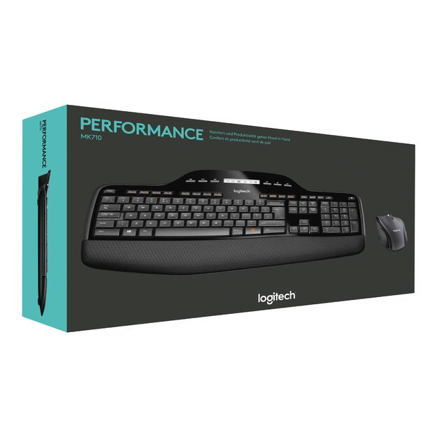 Klaviatūra + pelė komplektas LOGITECH WIRELESS MK710 US