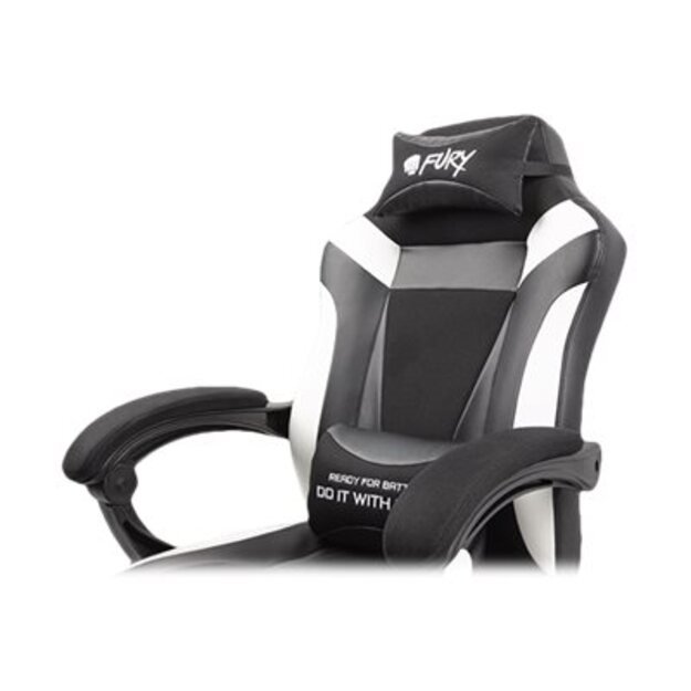 Žaidimų kėdė NATEC Fury gaming chair Avenger M+ black-white