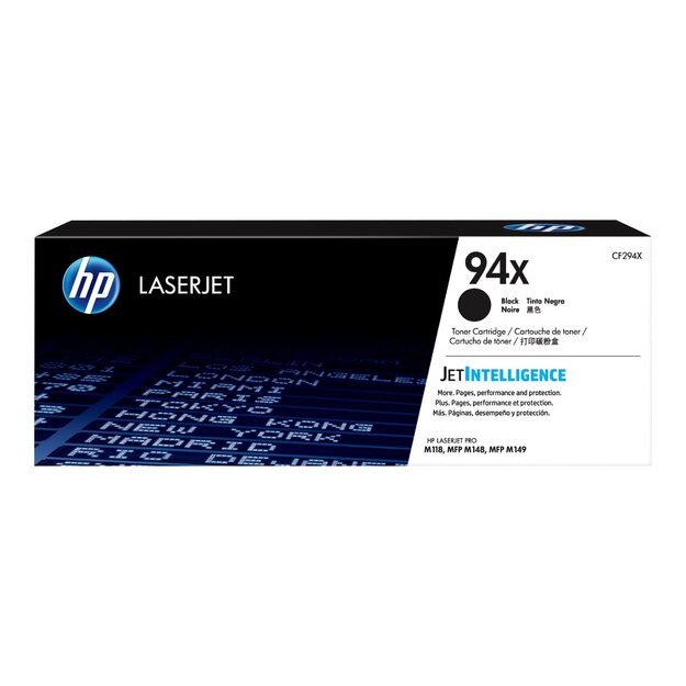 HP 94X High Yield Original LaserJet Toner Cartridge