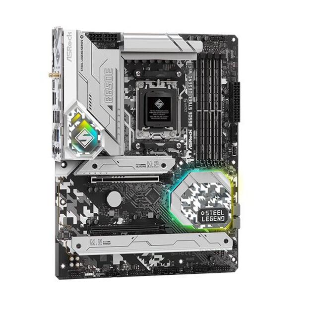 Pagrindinė plokštė ASROCK B650E STEEL LEGEND WIFI AM5 ATX DDR5 2xSATA3 2xHyper M.2