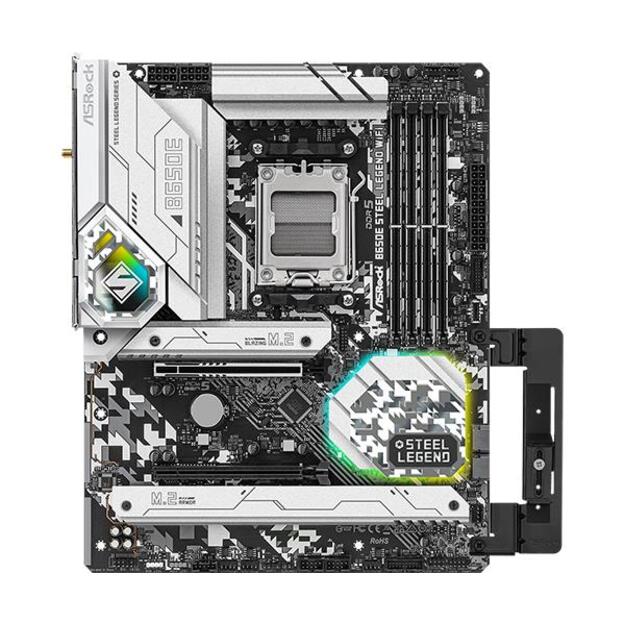 Pagrindinė plokštė ASROCK B650E STEEL LEGEND WIFI AM5 ATX DDR5 2xSATA3 2xHyper M.2