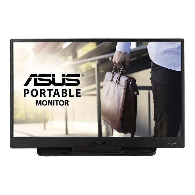 Monitorius ASUS MON MB165B 15.6inch Mobile TN WXGA 10ms Tr+Tf 60Hz 220cd/m2 3-year warranty Exchange on site D+1