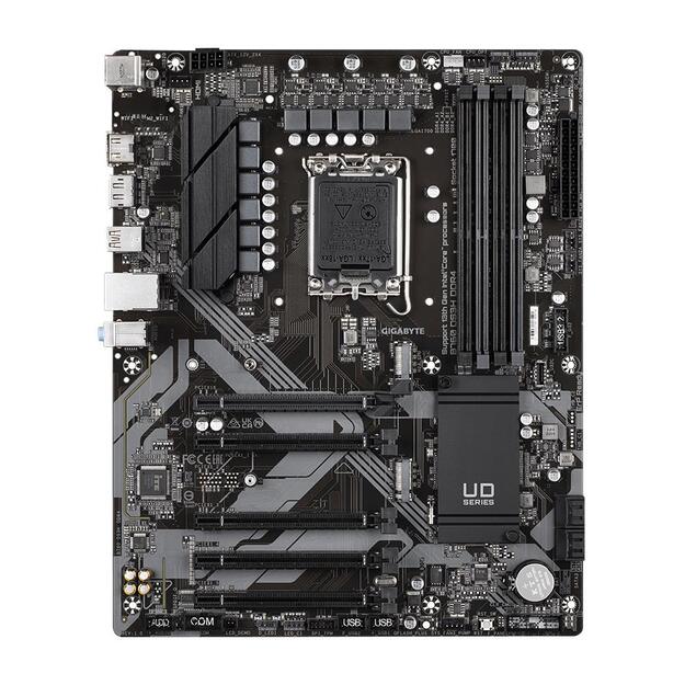 Pagrindinė plokštė GIGABYTE B760 DS3H LGA1700 4xDDR4 4xSATA 2xM.2 1xDP 1xHDMI