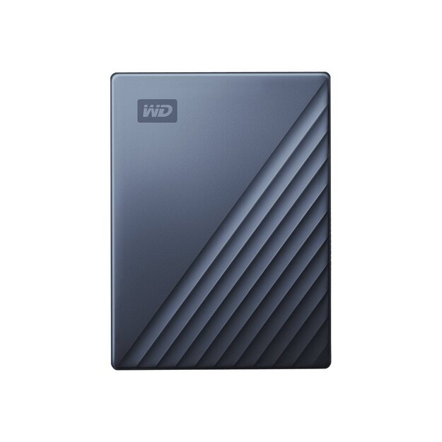 WD My Passport Ultra 2TB Blue USB-C/USB3.0 HDD 2.5inch Metal finish RTL portable extern 1