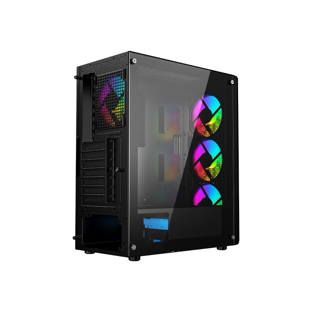 GEMBIRD Gaming ARGB computer case Fornax 400X black