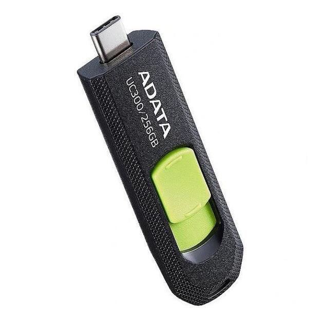 MEMORY DRIVE FLASH USB-C 256GB/ACHO-UC300-256G-RBK/GN ADATA