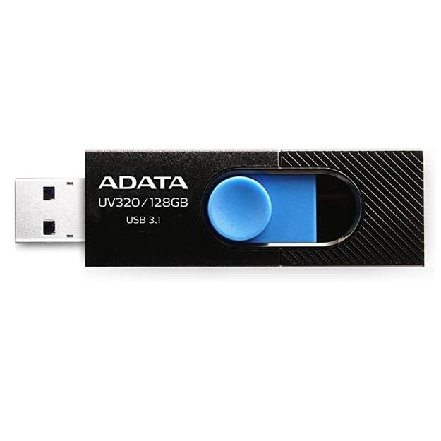 MEMORY DRIVE FLASH USB3 128GB/BLACK AUV320-128G-RBKBL ADATA