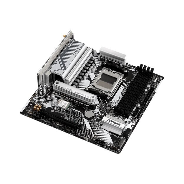 ASROCK B650M PRO RS WIFI AM5 mATX 4x DDR5 2.5G LAN Wi-Fi 6E + BT