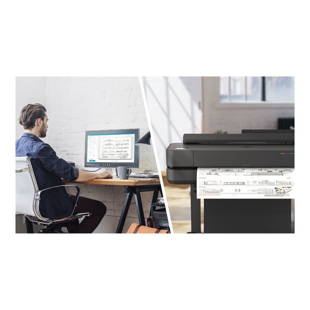 HP DesignJet T650 24-in Printer