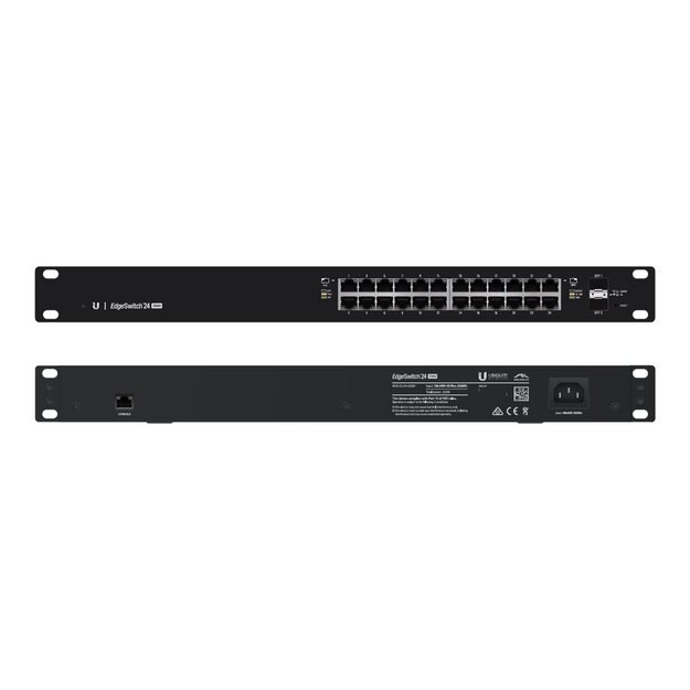 UBIQUITI ES-24-250W Ubiquiti ES-24-250W 24-port + 2xSFP Gigabit PoE switch 24V/48V 802.3af/802.3at 4