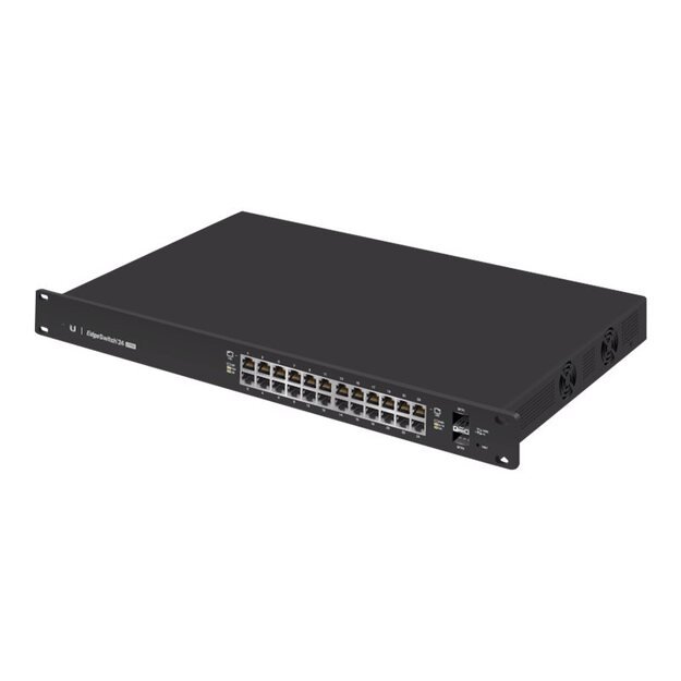 UBIQUITI ES-24-250W Ubiquiti ES-24-250W 24-port + 2xSFP Gigabit PoE switch 24V/48V 802.3af/802.3at 2