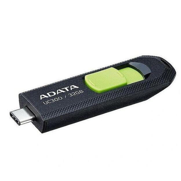 MEMORY DRIVE FLASH USB-C 32GB/ACHO-UC300-32G-RBK/GN ADATA