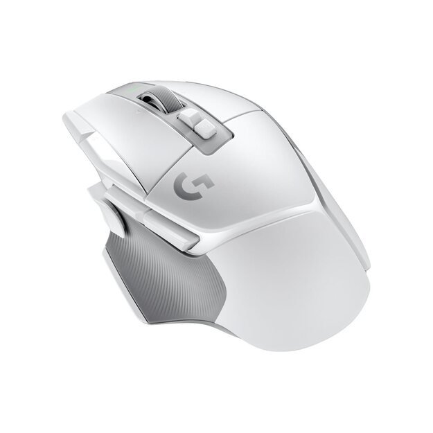 LOGITECH G G502 X LIGHTSPEED Mouse optical 8 buttons wireless 2.4 GHz USB LOGITECH LIGHTSPEED receiver white