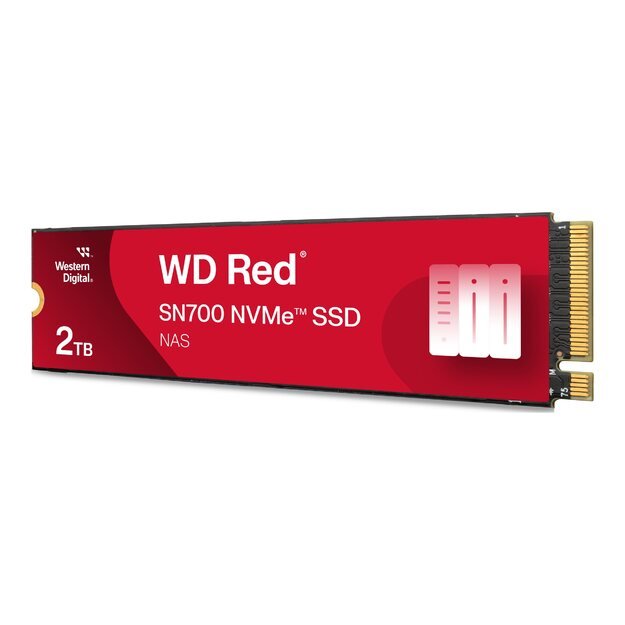 SSD|WESTERN DIGITAL|Red SN700|2TB|M.2|PCIE|NVMe|Write speed 2900 MBytes/sec|Read speed 3400 MBytes/sec|WDS200T1R0C 1