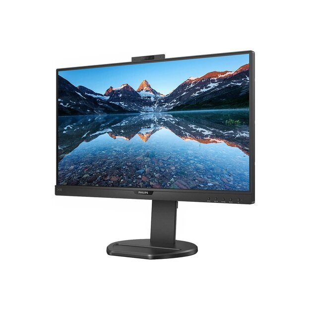 Monitorius PHILIPS 243B9H/00 23.8inch IPS 1920x1080 USB-C DP HDMI 250cd/m2 speakers webcam pop up 3 side frameless B-LINE