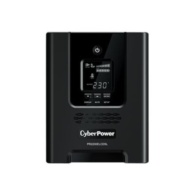 Nepertraukiamo maitinimo šaltinis UPS CYBERPOWER PR2200ELCDSL 2200VA/1980W 36M Warranty VMWARE