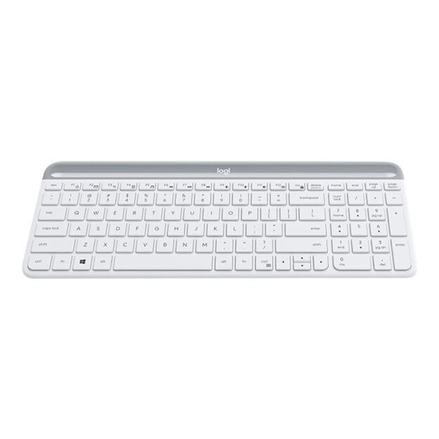 Klaviatūra + pelė komplektas LOGITECH Slim Wireless Keyboard and Mouse Combo MK470 - OFFWHITE - US INTNL - INTNL