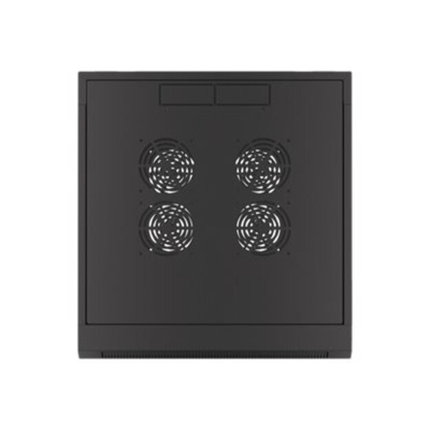 Komutacinė spinta pakabinama LANBERG 19 6U/570x600 demounted fast assembling flat pack black