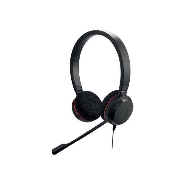 Ausinės JABRA EVOLVE 20 MS Stereo USB Headband Noise cancelling USB connector with mute-button and volume control on the cord 4
