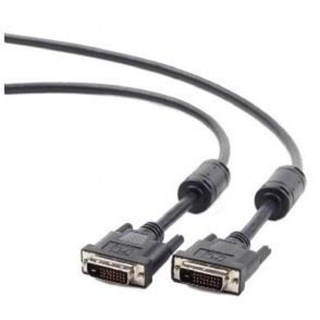 Vaizdo kabelis DVI DUAL LINK 1.8M/CC-DVI2-BK-6 GEMBIRD