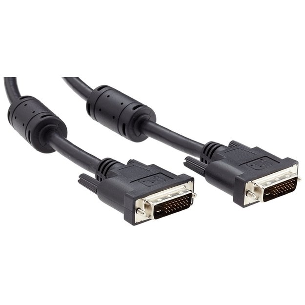 Vaizdo kabelis DVI DUAL LINK 1.8M/CC-DVI2-BK-6 GEMBIRD