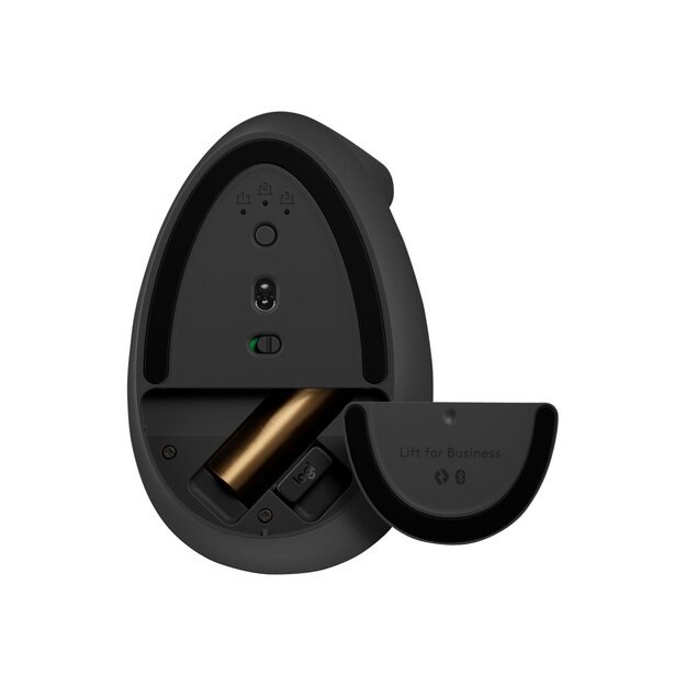 Kompiuterinė pelė belaidė LOGITECH LIFT FOR BUSINESS - GRAPHITE / BLACK - EMEA