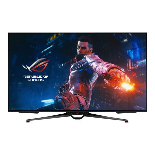 Monitorius ASUS ROG Swift OLED PG48UQ 47.5inch 4K OLED 138Hz 0.1 ms GSYNC true 10bit HDMI 2.1 DP 1.4