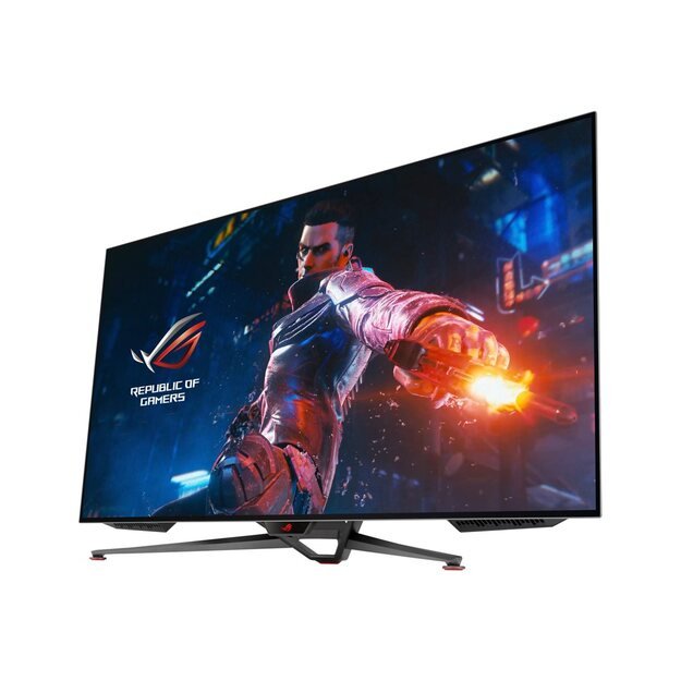 Monitorius ASUS ROG Swift OLED PG48UQ 47.5inch 4K OLED 138Hz 0.1 ms GSYNC true 10bit HDMI 2.1 DP 1.4