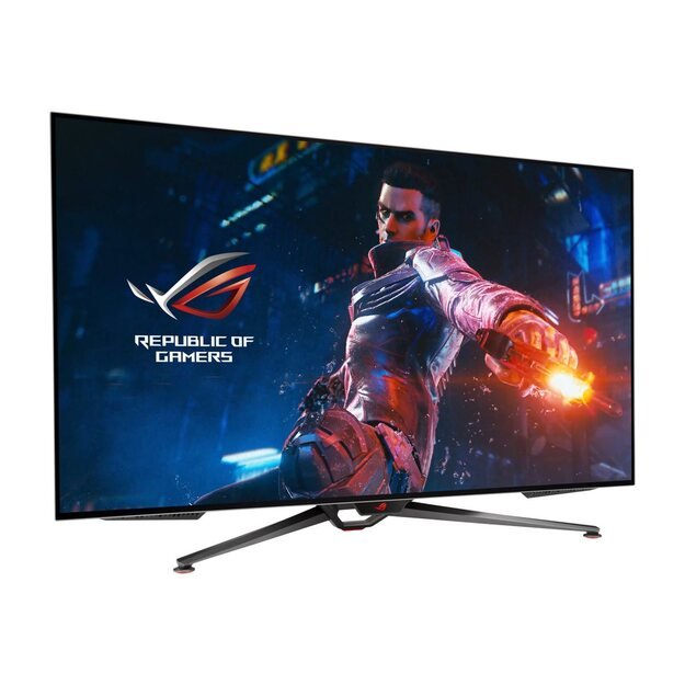 Monitorius ASUS ROG Swift OLED PG48UQ 47.5inch 4K OLED 138Hz 0.1 ms GSYNC true 10bit HDMI 2.1 DP 1.4