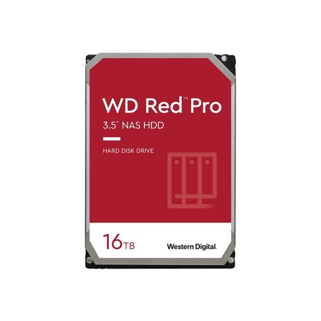 Kietasis diskas vidinis HDD|WESTERN DIGITAL|Red Pro|16TB|SATA 3.0|512 MB|7200 rpm|3,5 |WD161KFGX