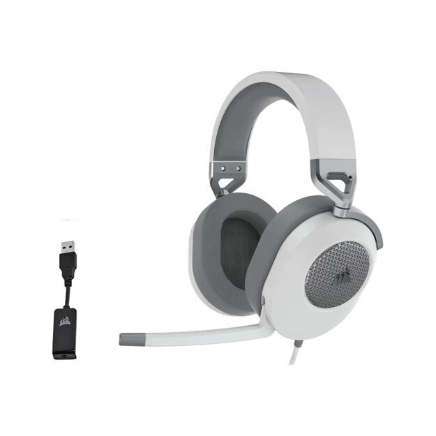 Ausinės CORSAIR HS65 Surround White EU