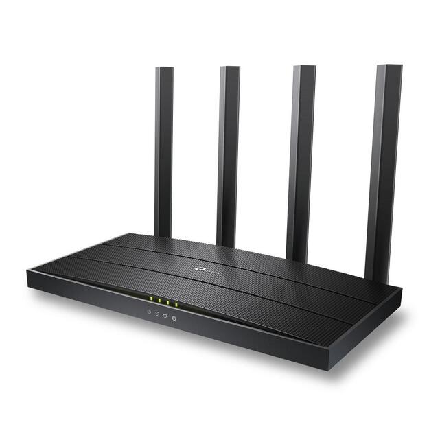 Maršrutizatorius TP-LINK 1500Mbps Wi-Fi 6 1 WAN 3x10/100/1000M antennas 4 ARCHERAX12