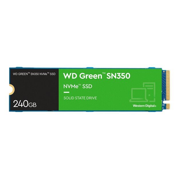 WD Green SN350 NVMe SSD 250GB M.2 2280 PCIe Gen3 2