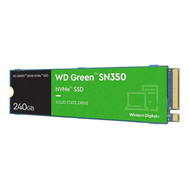 WD Green SN350 NVMe SSD 250GB M.2 2280 PCIe Gen3 1