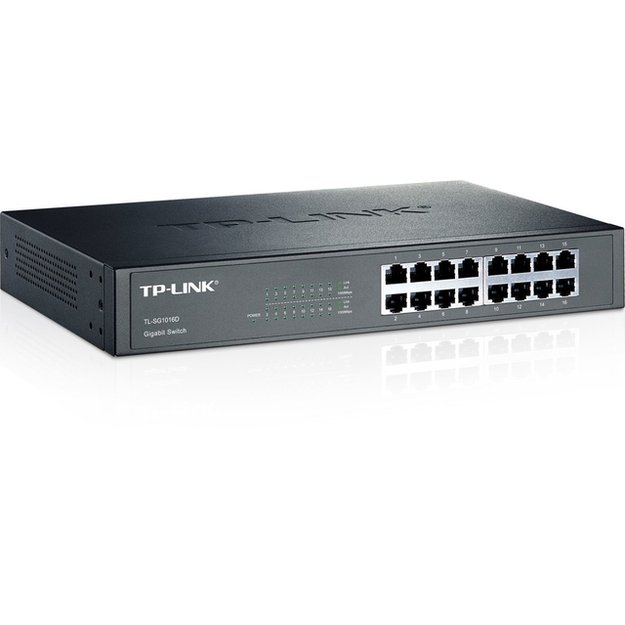 Komutatorius TP-LINK 16port Gigab. ECO-19in 7