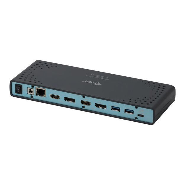 I-TEC USB 3.0/USB-C Dualdock with PD 1x 5K 2x 4K 60Hz 2x HDMI 2x DP 1x GLAN 4x USB 3.0 2x USB-C 1x Audio/Mic Jack 1x 65W USB-C PD KL