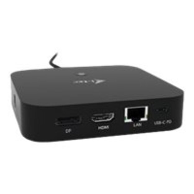 I-TEC USB-C Dual Display MST DS 1xDP 1xHDMI 1xGLAN 3xUSB 3.0 2x USB 2.0 1xUSB-C-Datei 1xAudio/Mic Jack 1x100W USB-C PD