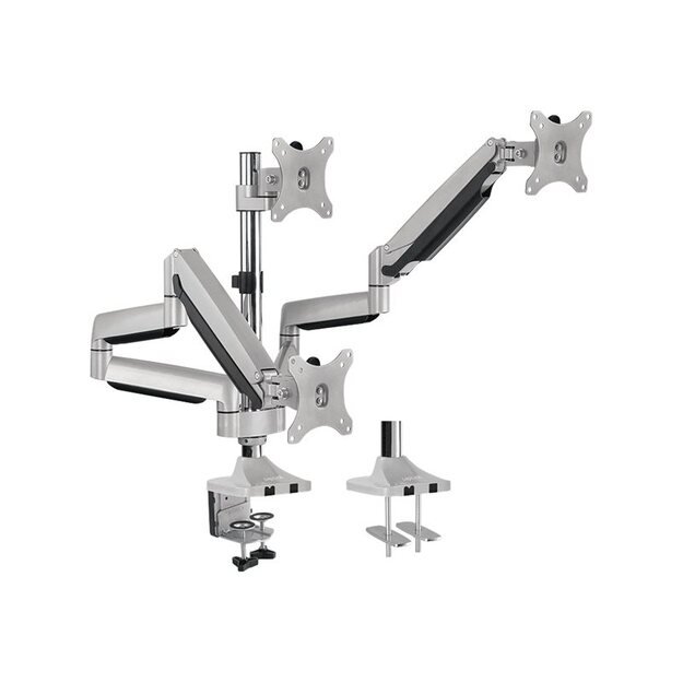 LOGILINK BP0052 LOGILINK - Triple alumium monitor desk mount,13-27, max. 7 kg