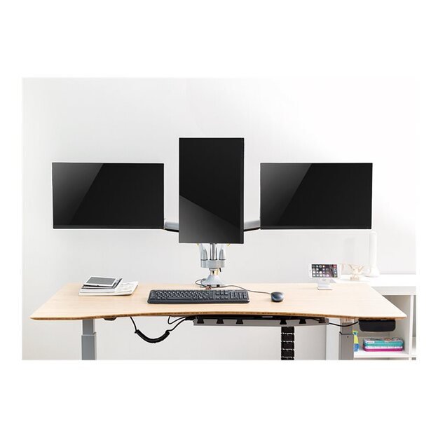 LOGILINK BP0052 LOGILINK - Triple alumium monitor desk mount,13-27, max. 7 kg