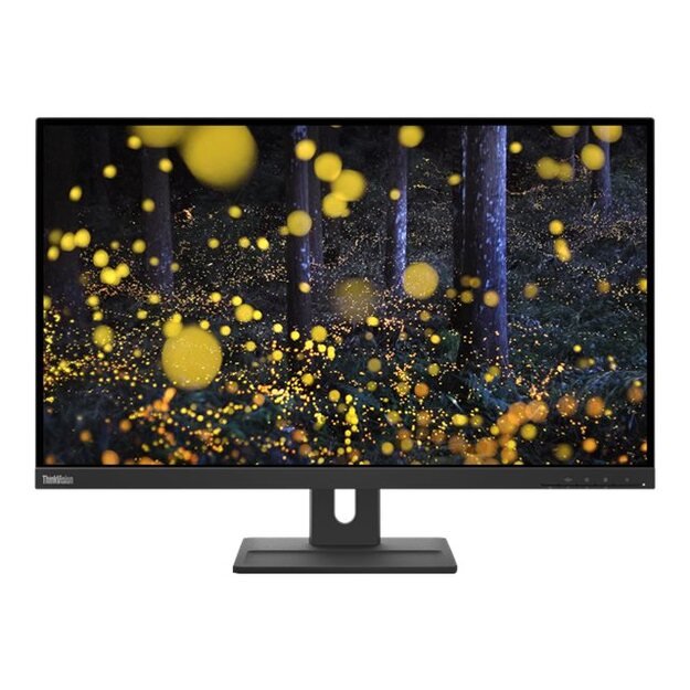 Monitorius LENOVO ThinkVision E27q-20 27inch IPS 16:9 QHD 350cd/m2 1000:1 3M:1 4ms HDMI 1.4 DP 1.2 75Hz sRGB