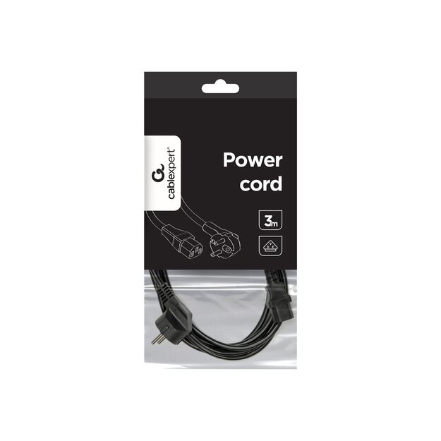 GEMBIRD PC-186-VDE-3M Gembird power cord VDE 10ft 8